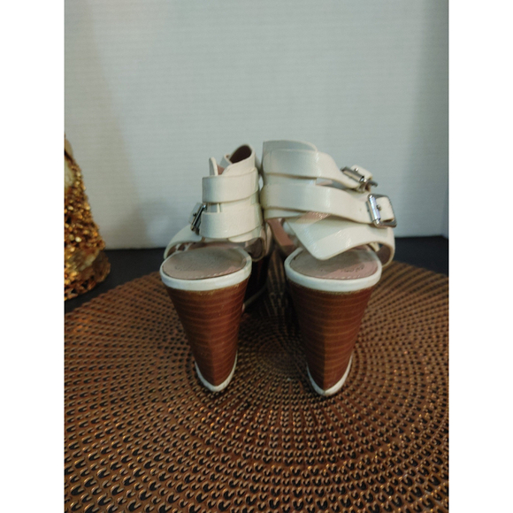 Vince Camuto Giada leather wedge sandals size 7.5 B - Picture 5 of 8